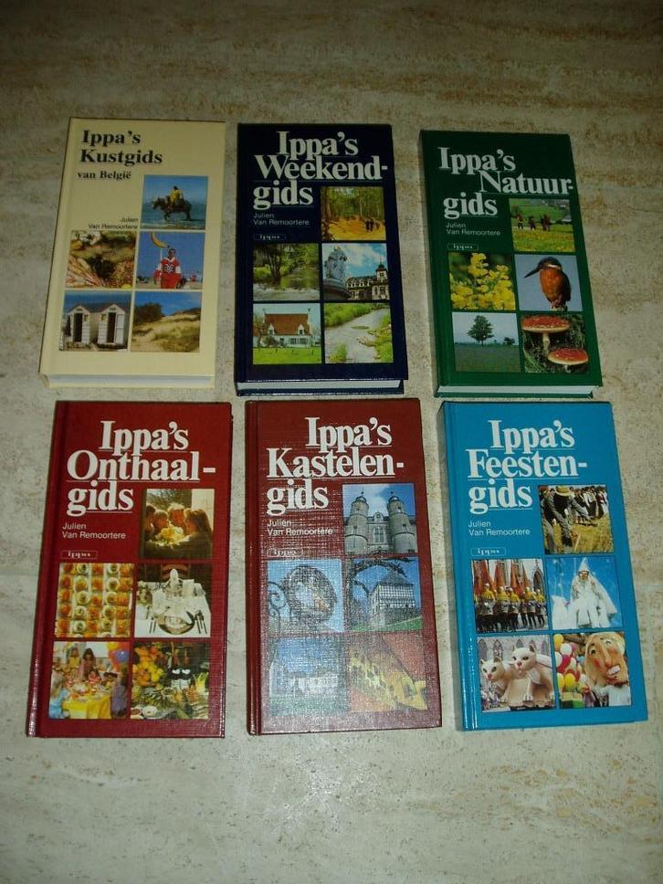 6 Ippa's gidsen van Julien Van Remoortere, Boeken, Reisgidsen, Zo goed als nieuw, Reisgids of -boek, Benelux, Ophalen
