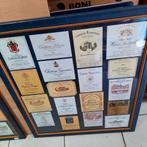 Wijnetiketten kaders , 53 cm (br) x 72 cm en 63 cm, Verzamelen, Ophalen, Zo goed als nieuw