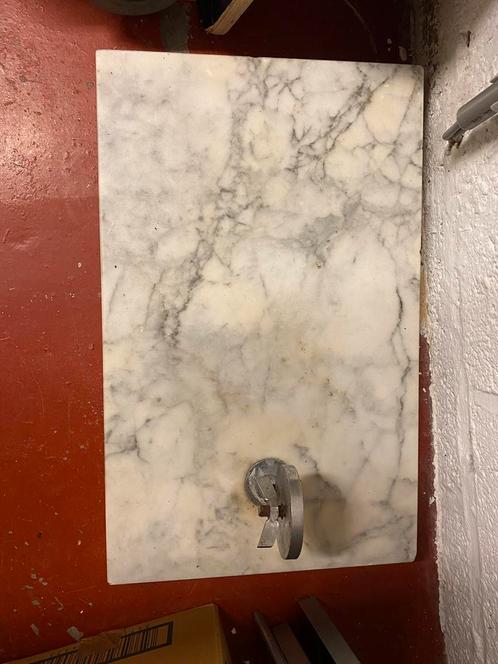 Marmeren lampvoet voor de woonkamer uit de jaren 75, Huis en Inrichting, Lampen | Vloerlampen, Gebruikt, Metaal, Ophalen