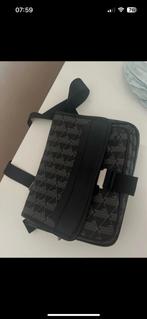 Sacoche Lacoste, Zo goed als nieuw, Grijs, Leer, Ophalen