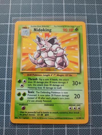 Nidoking base set holo beschikbaar voor biedingen