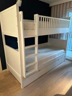 Landelijk Stapelbed 2 x 90 x 200 met lattenbodem, Ophalen, 90 cm, 160 tot 180 cm, Tweepersoons