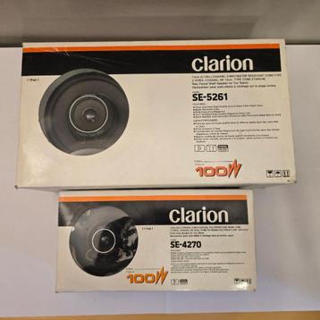 Luidsprekers Clarion set 100W beschikbaar voor biedingen