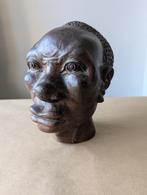 Afrikaanse Kunstvoorwerp Hoofd, Antiek en Kunst, Ophalen