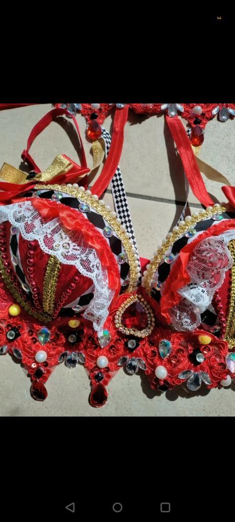 Red queen setje, Kleding | Dames, Ondergoed en Lingerie, BH, Ophalen of Verzenden
