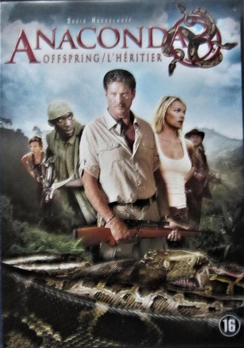 DVD HORROR- ANACONDA 3 (DAVID HASSELHOFF), Cd's en Dvd's, Dvd's | Actie, Zo goed als nieuw, Actiethriller, Alle leeftijden, Ophalen of Verzenden