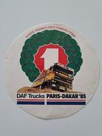 Autocollant ancien - Daf Trucks - Paris-Dakar '85 - Premier, Comme neuf, Voiture ou Moto, Enlèvement ou Envoi