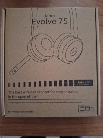 Jabra Evolve 75 zwart NIEUW beschikbaar voor biedingen