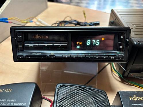 Zeldzame Fujitsu. Ten c33tr radiocassette met dsp,12cd, Auto diversen, Autoradio's, Zo goed als nieuw, Ophalen of Verzenden