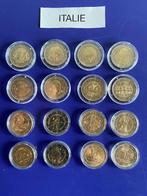 Pièces de 2 euros d'Italie (16 pièces), Enlèvement ou Envoi, Italie, 2 euros, Monnaie en vrac