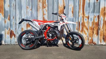 Beta-RR Motard 50 Sport Blanche | Classe B | Superdeal, Neuf, Autres marques, 6 vitesses, Enlèvement