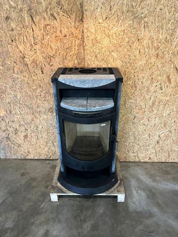 24002 Speksteenkachel Fireplace 9kw🔥, Huis en Inrichting, Ophalen, Gebruikt, Houtkachel, Vrijstaand
