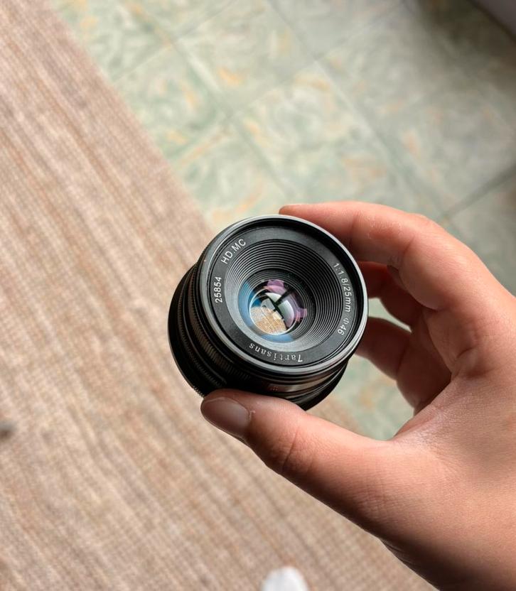 Fujifilm x-mount 1:1.8/25mm || lens 7artisans, Audio, Tv en Foto, Foto | Lenzen en Objectieven, Gebruikt, Standaardlens, Ophalen