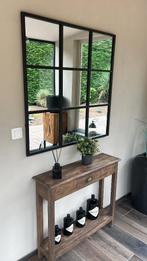 Smeedijzeren spiegel tekoop, Ophalen, Vierkant, 100 tot 150 cm, 100 tot 150 cm