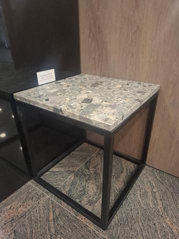 Table Breccia Viola, Enlèvement ou Envoi, Neuf, Carré, Moins de 50 cm
