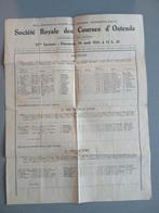 programma vd hippodrome renbaan Oostende 1949 paardenkoers, Verzamelen, Foto's en Prenten, Verzenden, Zo goed als nieuw, 1940 tot 1960