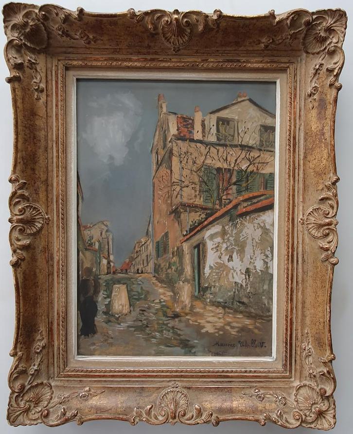 "Rue Cortot", Utrillo Maurice, Antiquités & Art, Art | Lithographies & Sérigraphies, Enlèvement