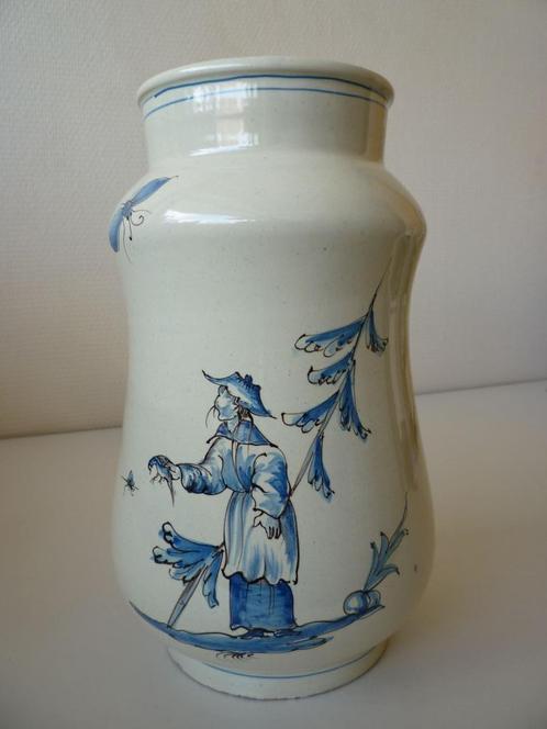 Geëmailleerde terracotta vaas met Chinees patroon, Antiek en Kunst, Antiek | Keramiek en Aardewerk, Ophalen of Verzenden
