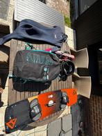 Kitesurf set (wetsuit, board, kite, leash, gordel), Watersport en Boten, Ophalen, Kitesurf-set, Twintip, 9 m²