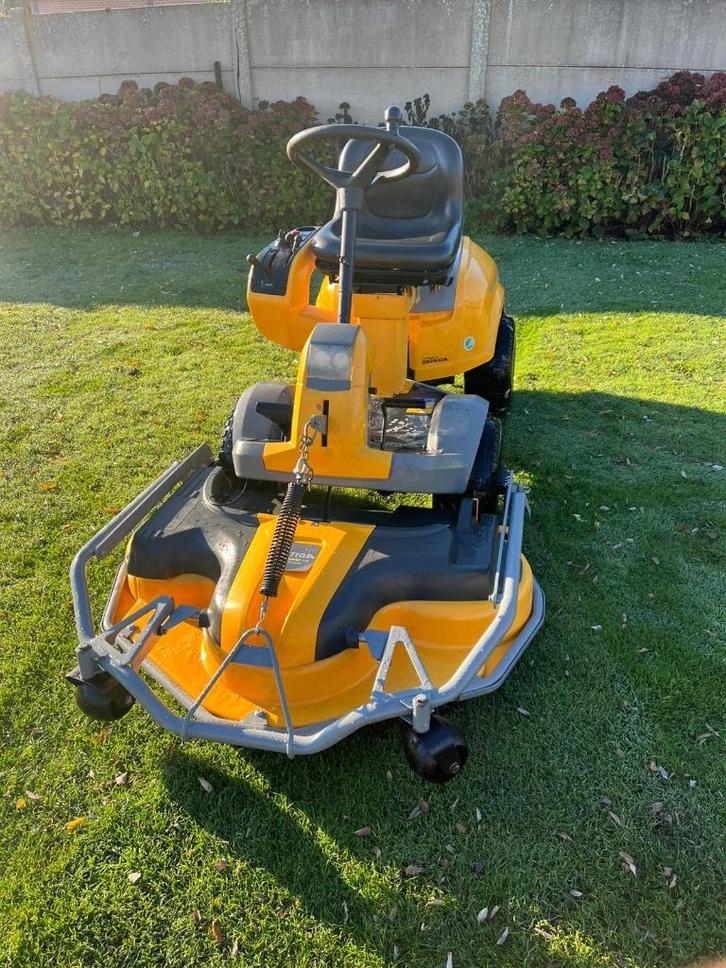 Stiga Park Royal frontmaaier 4WD PRO deck 110cm mulchdek, Tuin en Terras, Zitmaaiers, Zo goed als nieuw, 90 tot 120 cm, Elektrische starter