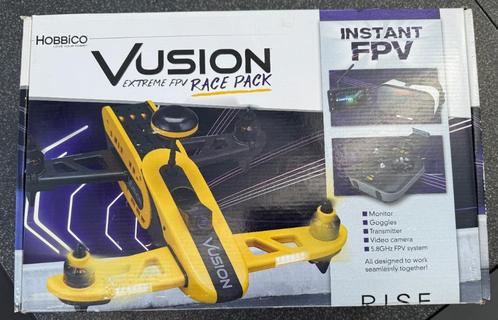 Hobbic Vusion Extreme Race Pack (Drone met FPV), Hobby en Vrije tijd, Modelbouw | Radiografisch | Helikopters en Quadcopters, Zo goed als nieuw