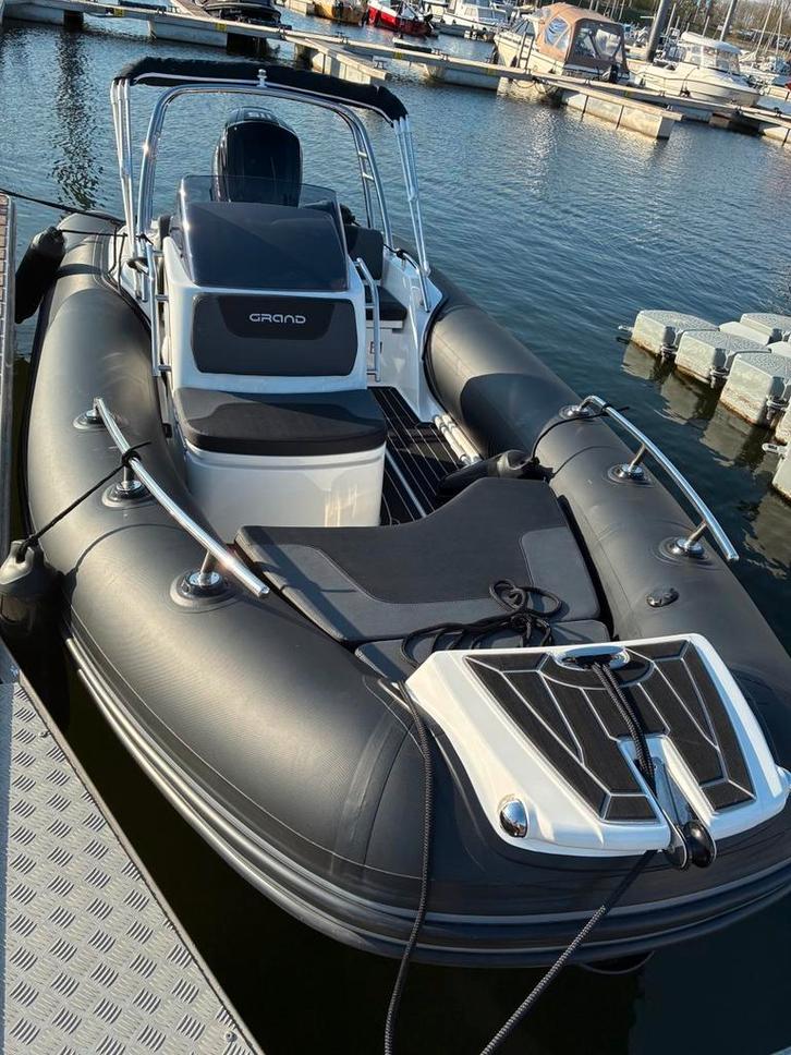 Grand Golden Line 500 met Mercury 115PK, Watersport en Boten, Rubberboten, Zo goed als nieuw, 70 tot 120 pk, Benzine, Ophalen