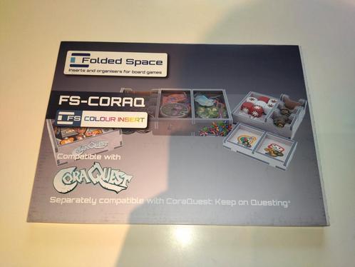 FOLDED SPACE : Coraquest (Insert alleen), Hobby en Vrije tijd, Gezelschapsspellen | Bordspellen, Nieuw, Ophalen of Verzenden