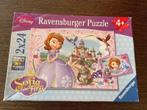 2 puzzles Disney Princess Sofia, 2x24 pieces, Enlèvement ou Envoi, Utilisé