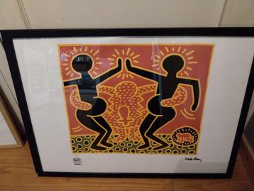 Keith Haring kunstdruk (3) beschikbaar voor biedingen