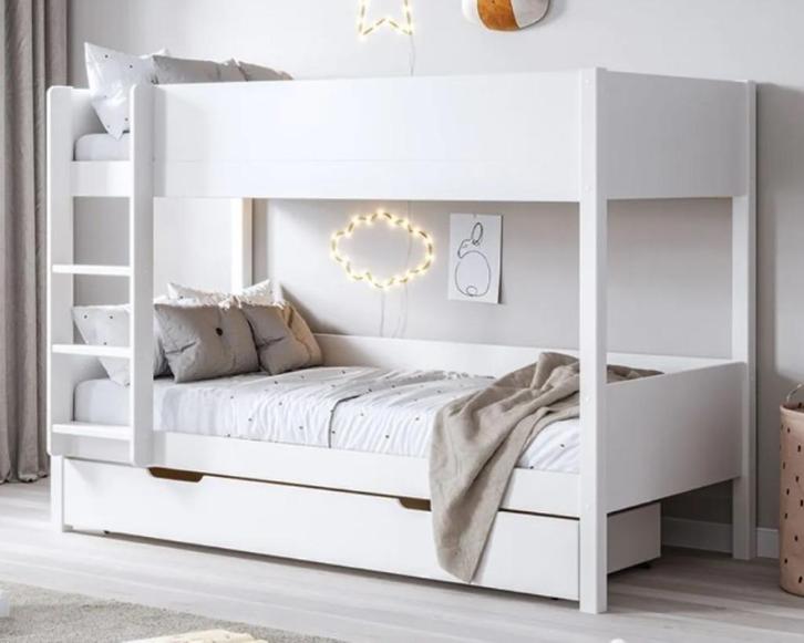 Bopita Combiflex stapelbed wit, Kinderen en Baby's, Kinderkamer | Stapelbedden en Hoogslapers, Gebruikt, Stapelbed, Ophalen