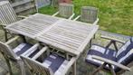 teak tuintafel, Tuin en Terras, Ophalen, Gebruikt, Rechthoekig, Teakhout