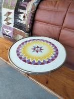 20s Art Deco taartschaal brocante schaal plateau spritzdekor, Enlèvement ou Envoi