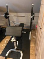 Fitness krachtbank & bench press, Sport en Fitness, Ophalen, Zo goed als nieuw