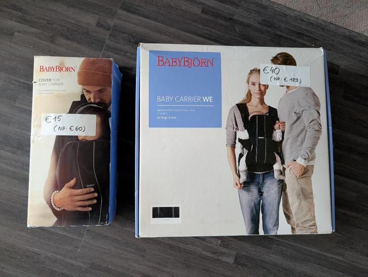 Babybjörn baby carrier draagzak + cover winterhoes, Enfants & Bébés, Porte-bébés & Écharpe porte bébé, Utilisé, Porte-bébé, Baby Björn