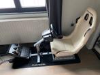 Playseat Evolution racestoel - Wit + Logitech G920 + pedalen, Ophalen, Zo goed als nieuw, Stuurtje of Sportattribuut