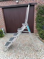 Aluminium opstapladder, Ophalen, Zo goed als nieuw, Ladder
