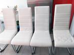 Eettafel stoelen, Huis en Inrichting, Stoelen, Ophalen, Gebruikt, Zie foto's, Wit