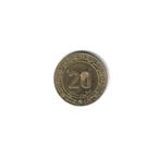 Algerije, 20 Centimes 1975., Postzegels en Munten, Munten | Afrika, Ophalen of Verzenden, Losse munt, Overige landen