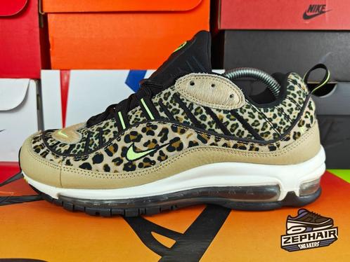 Nike Air Max 98 'Leopard' EU42 2018, Kleding | Heren, Schoenen, Zo goed als nieuw, Sneakers, Overige kleuren, Ophalen of Verzenden