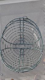 Partij ijzeren fruitmand grijs en wit kuekenpapier houder, Maison & Meubles, Accessoires pour la Maison | Plataux & Paniers, Enlèvement