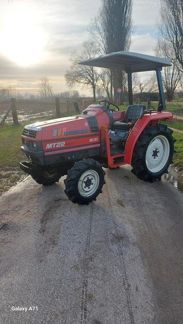 Minitractor mitsubishi 25pk 4cyl! 4x4 servo PERFECTE STAAT  beschikbaar voor biedingen