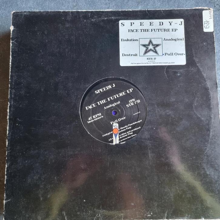 12" Speedy J – Face The Future EP, CD & DVD, Vinyles Singles, Utilisé, Maxi single, Dance, 12 pouces, Enlèvement ou Envoi
