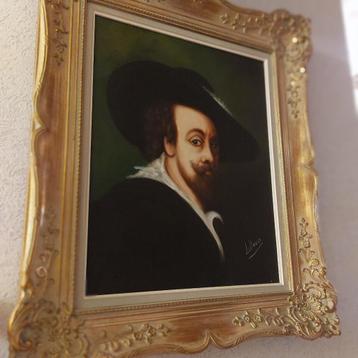 Olieverfschilderij in barokstijl - gesigneerd L.Marco  beschikbaar voor biedingen