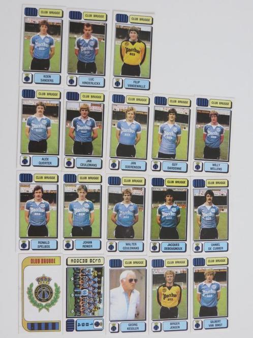 panini football 83 équipe complète CLUB BRUGGE rare, Collections, Articles de Sport & Football, Utilisé, Enlèvement ou Envoi