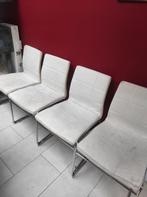 Stoelen, Huis en Inrichting, Ophalen, Gebruikt, Wit, Vier
