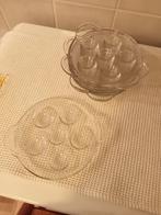set van 6 pyrex slakbordjes, Huis en Inrichting, Keuken | Servies, Ophalen of Verzenden, Zo goed als nieuw, Glas, Bord(en)
