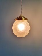 Art Deco hanglamp in gesatineerd glas, 1920-30s, Antiek en Kunst, Ophalen