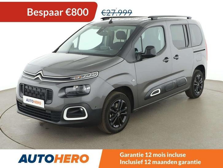Citroën Berlingo 1.5 Blue-HDi Feel M (bj 2022, automaat), Auto's, Citroën, Te koop, Berlingo, 360° camera, ABS, Achteruitrijcamera