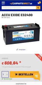 Batterie Exide ES2400 Gel 12V 210Ah, Ophalen