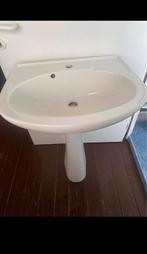 Lavabo sdb avec pied, Maison & Meubles, 25 à 50 cm, Lavabo ou Évier, Moins de 100 cm, Enlèvement